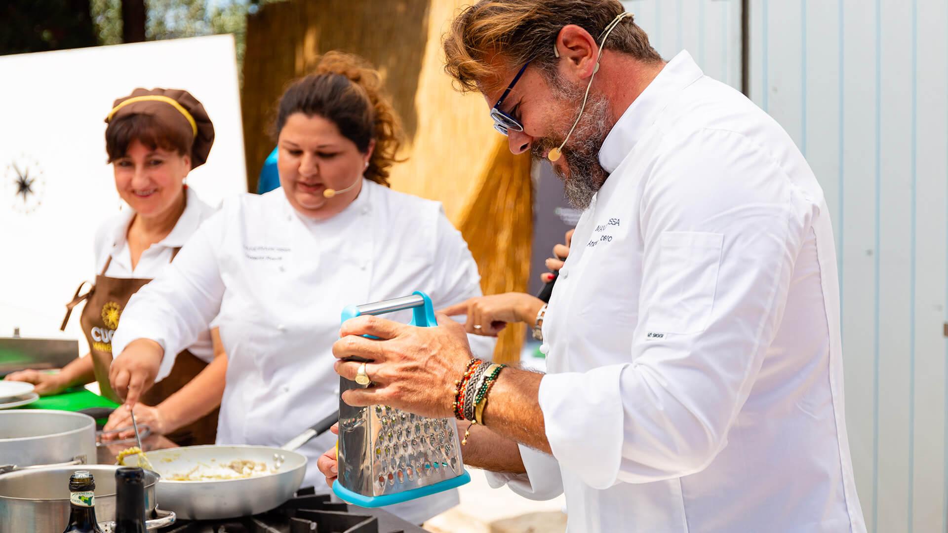 Mandrachef with Valeria Raciti and Andrea Lo Cicero Mandrachef with Valeria Raciti and Andrea Lo Cicero