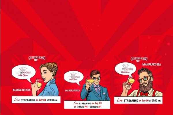 Tre Bicchieri Web Show 2020 by Gambero Rosso:  Mandrarossa participating with its Cartagho Sicilia DOC 2017