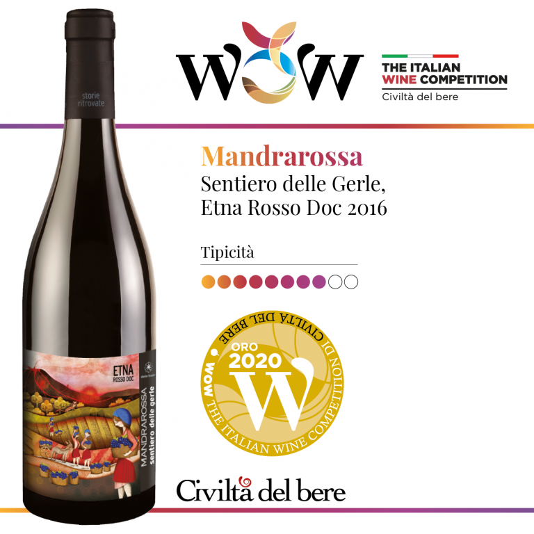 Sentiero delle Gerle Etna Rosso 2016 wins WOW! The Italian Wine Competition 